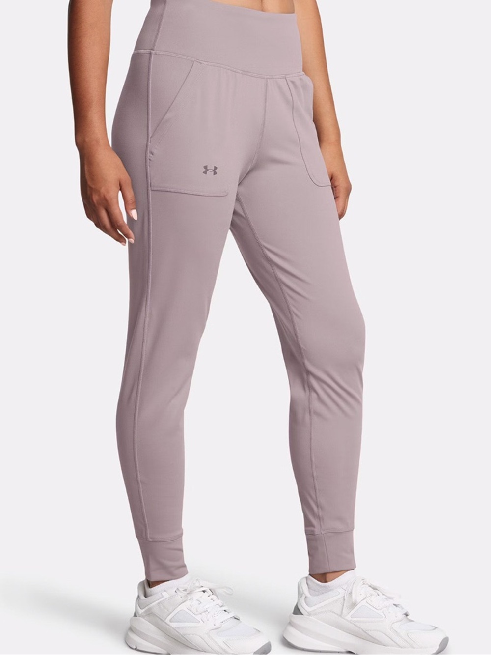 Under Armour Women's Dusty Mauve High-Waist Joggers